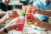 mixing drinks